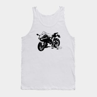 ZX10R Bike Sketch Art Tank Top